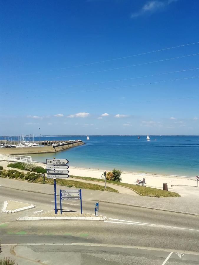 Appartement Confortable Avec Vue Sur La Mer A Quiberon 25 M² エクステリア 写真